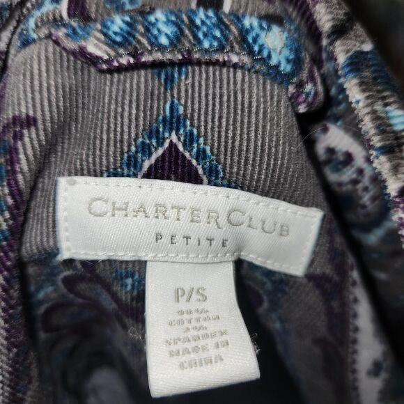 cute charter club paisley corduroy - Picture 8 of 8